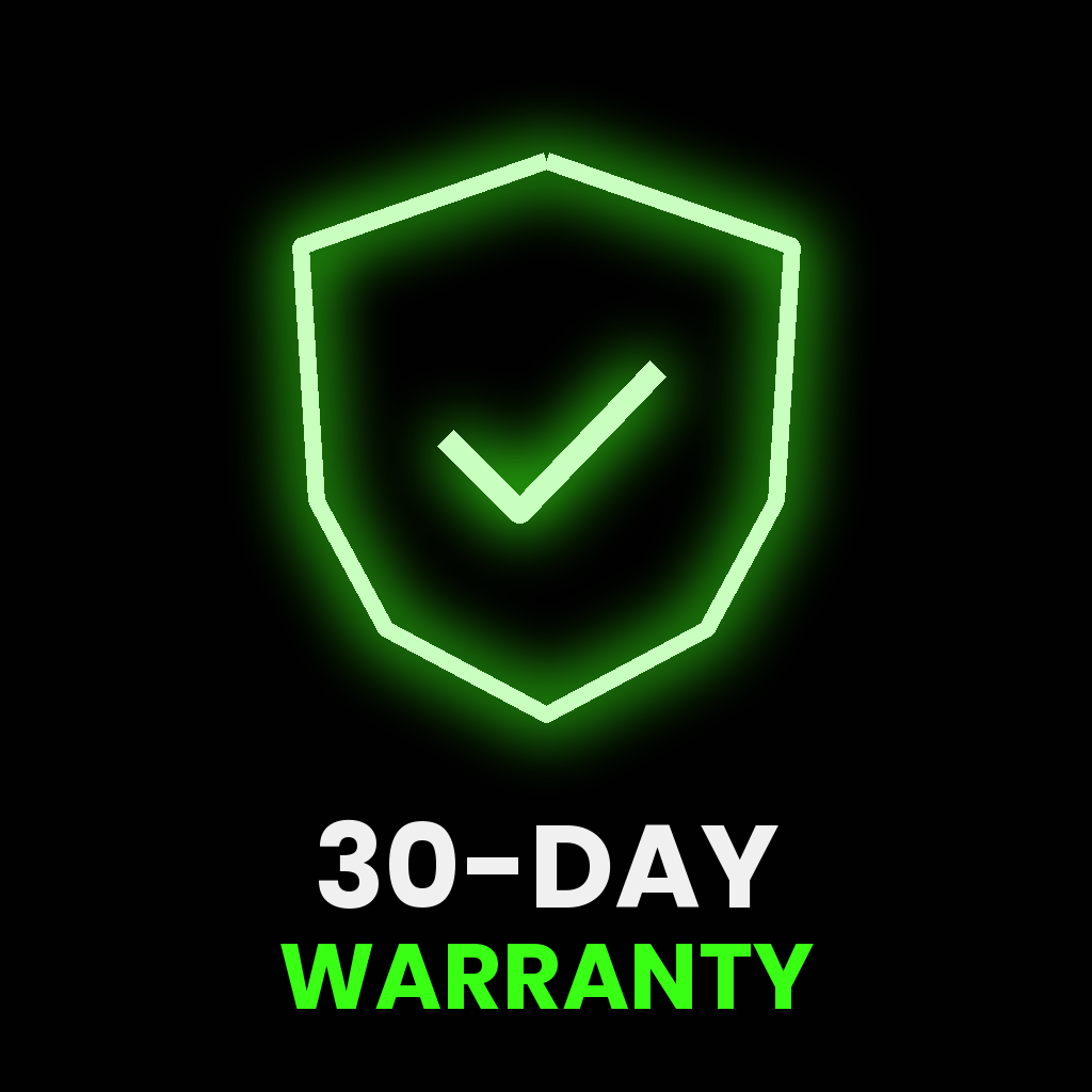 GlowTee 30-Day Warranty
