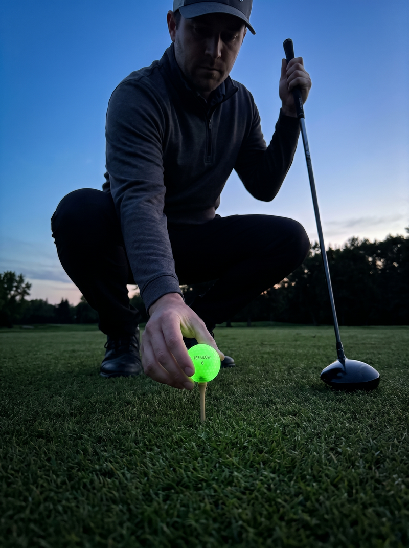 Mike R. Teeing off after sunset 🔥